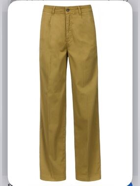 Vanessa Abruno high rise khaki green pants sz38 high end European brand